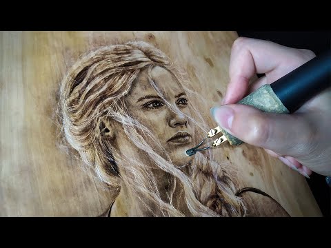Videó: Fával égető művészethez?