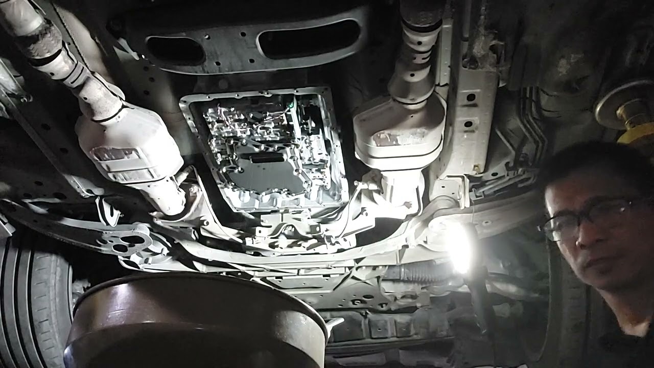 replace transmission oil & clean pilter..infiniti Q70s