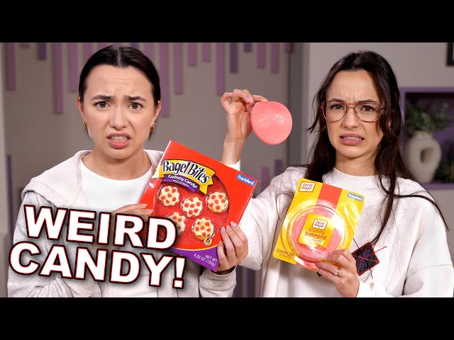 We Try Weird Candy - Merrell Twins class=