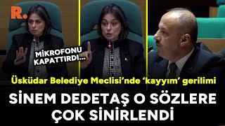 Üsküdarda Mikrofon Kapatan Kayyım Gerilimi Sinem Dedetaş, O Sözlere Çok Sinirlendi