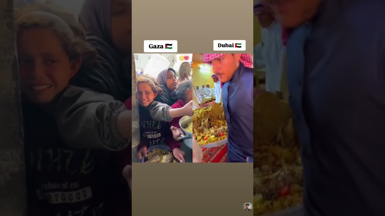 Palestine gaza 😭🥺 V/S Dubai UAE 