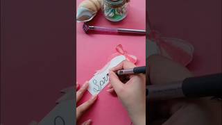DIY Name Tag Idea 🎀 #diy #shorts