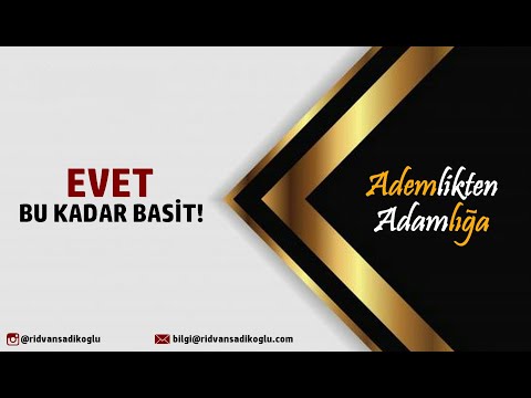 EVET BU KADAR BASİT