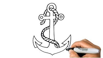How to DRAW an ANCHOR Easy Step by Step