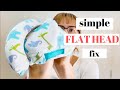 It was SO SIMPLE! | How we fixed my baby's FLAT HEAD and avoided the HELMET | Flat head fix