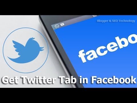 Comment ajouter Twitter Tab dans Facebook Pages