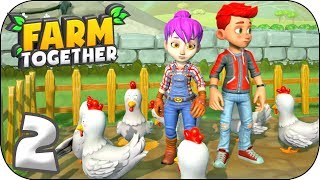 🌱 CRIANDO POLLOS EN LA GRANJA - FARM TOGETHER - EP 2