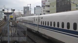 東海道新幹線　N700系2000番台X12編成　名古屋駅到着　2019.12.31