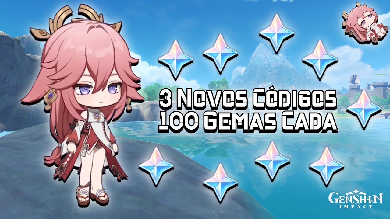 Códigos de Resgate Ativos + Novos Códigos do Programa Especial da Versão  3.0 com 300 Gemas Grátis Genshin Impact