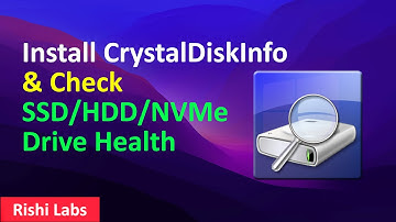 Install CrystalDiskInfo & Check SSD/HDD/NVMe Drive Health on Windows 11