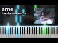 arne - haruka nakamura (Piano Tutorial)