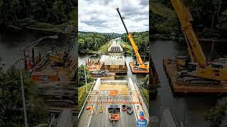 the process of building a super-sophisticated reinforced concrete bridge #shorts #fyp #feedshorts