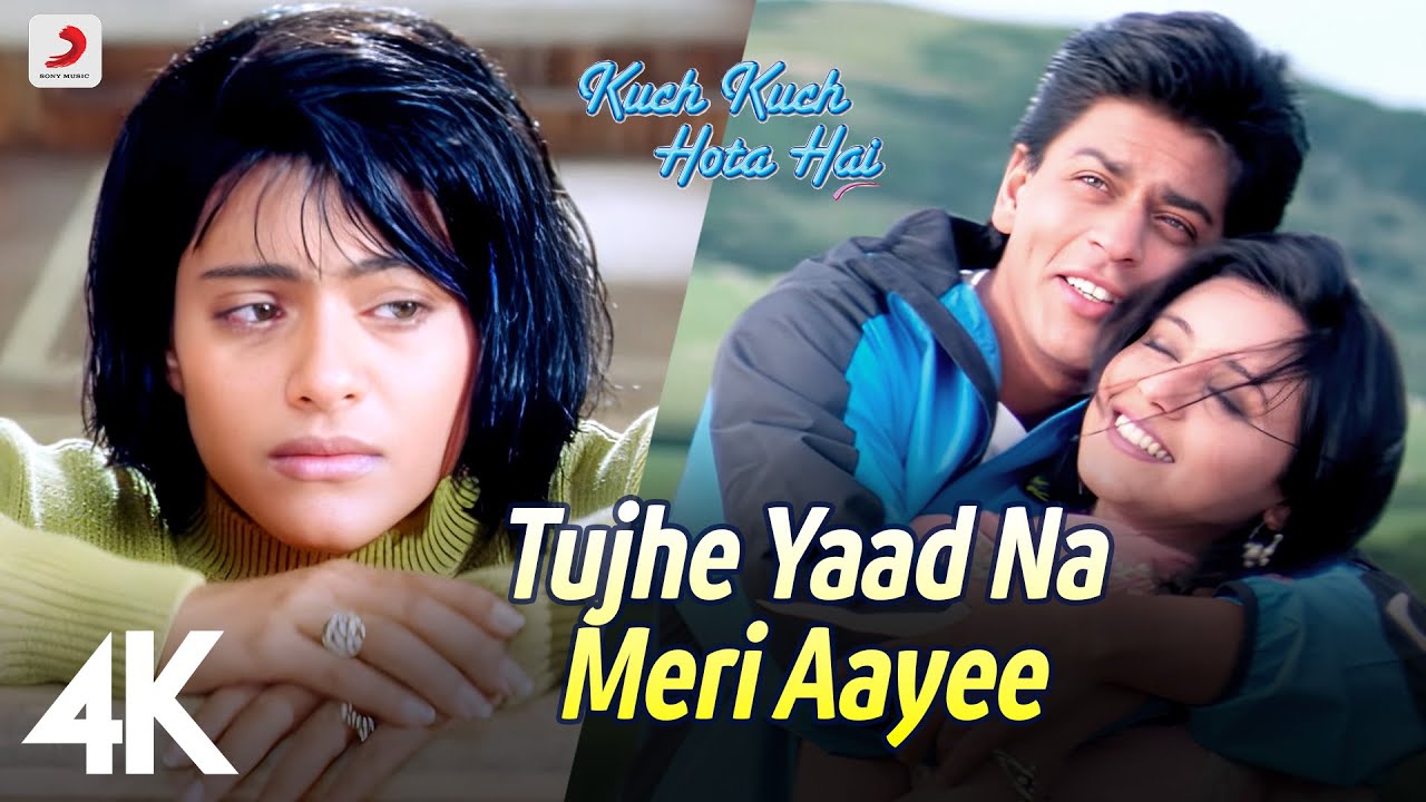 Tujhe Yaad Na Meri AayeeKuch Kuch Hota Hai   4K Video Shah Rukh Khan Kajol  Rani Alka Yagnik