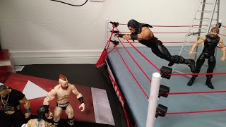 Roman Reigns Dives Over The Top Rope (Stop Motion)