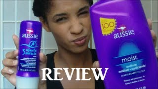 AUSSIE 3 Minute Miracle & Conditioner REVIEW 