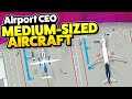 Handling medium aircraft with my tiny airport in airport ceo
