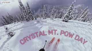 Crystal Mountain POW Day No Lines Pure Powder | 2/3/2025