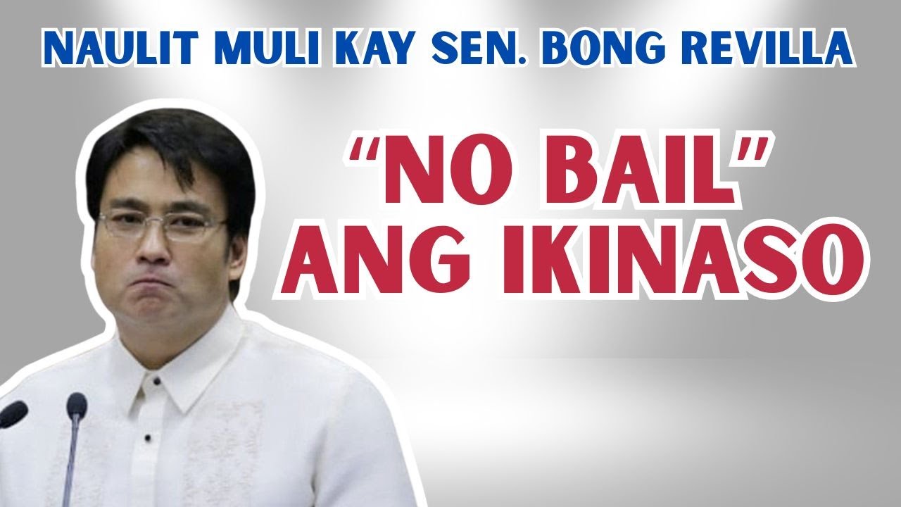 EX SEN. BONG REVILLA, MAUULITY MULI ANG NAKARAAN| MALVERSATION ANG KASO