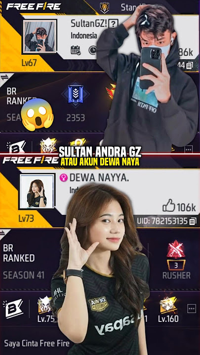 PERBANDINGAN ANTARA AKUN ANDRA GZ DAN DEWA NAYA MANAKAH YANG PALING SULTAN😱