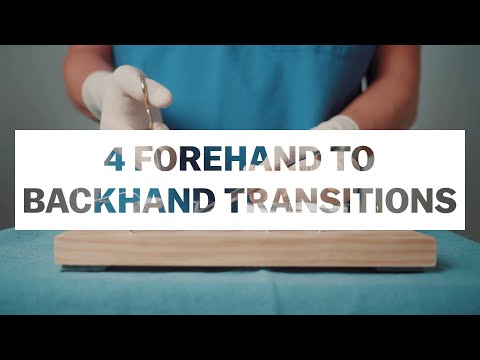 4 Ways To Transition From A FOREHAND To BACKHAND Pass (Suture Tutorial)