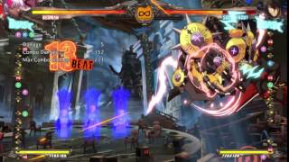 Guilty Gear Xrd -Revelator- Bedman triple mark combo