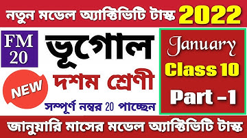 Model Activity Task Class 10 Geography January 2022|Class 10 Geography Activity Task@ARScienceAsiat