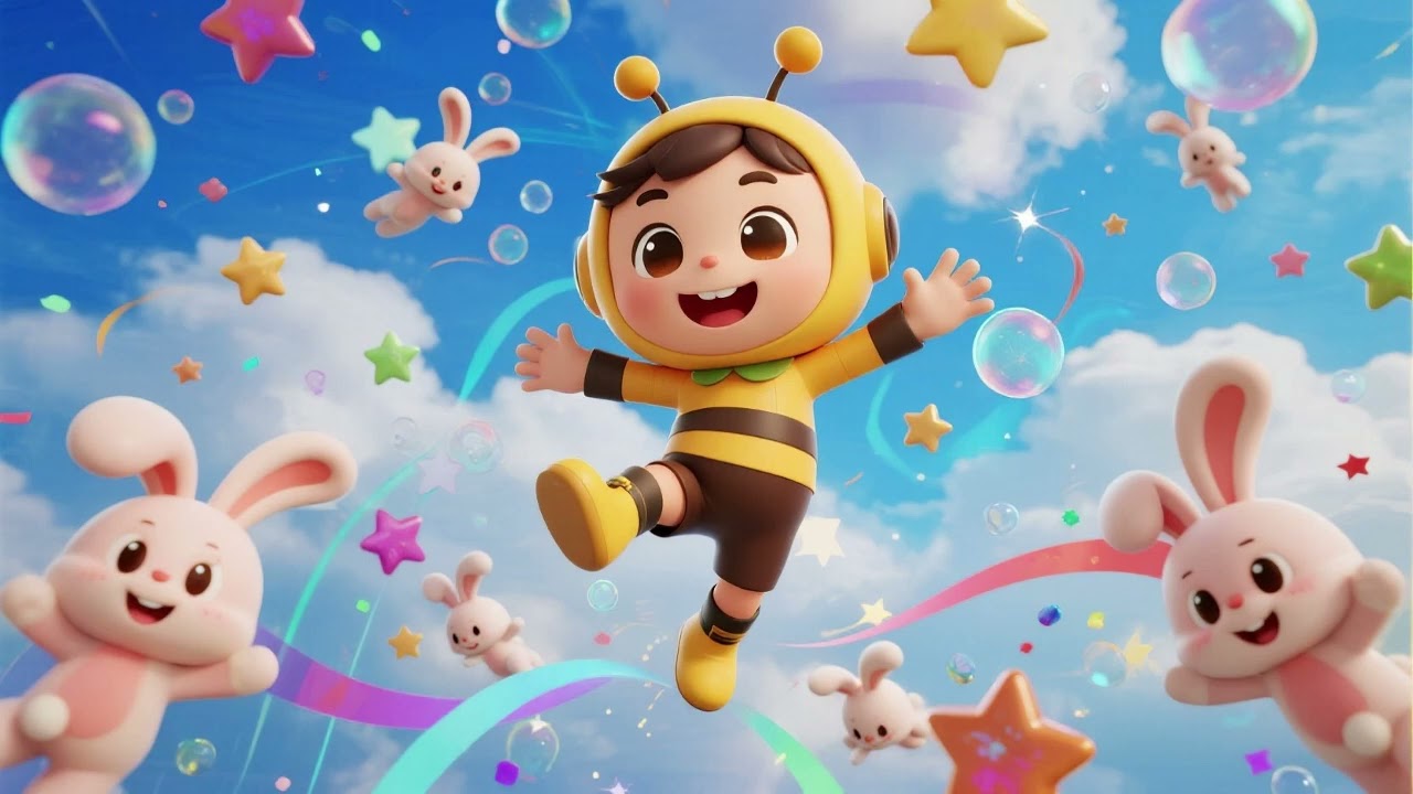 Bumble Bounce Beat 🐝🎵 | Fun Action Song for Kids