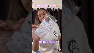 Trendy phone cover under 99rs📱✨🦋#viral  #cutephonecase #youtubeshorts #foryou