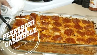 Pepperoni Pizza Casserole Recipe \/ English Subtiltiles