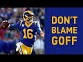 NFL Film Breakdown: Why Jared Goff Isn't the Problem in LA