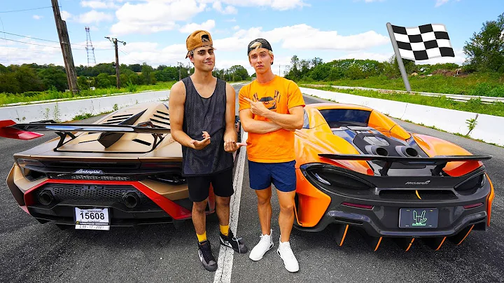 Lamborghini Huracan STO vs Stephen Sharer's McLare...