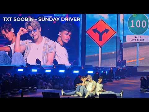 TXT SOOBIN [투모로우바이투게더 수빈] SOLO STAGE | SUNDAY DRIVER | ACT: TOMORROW TOUR | CHICAGO DAY 1