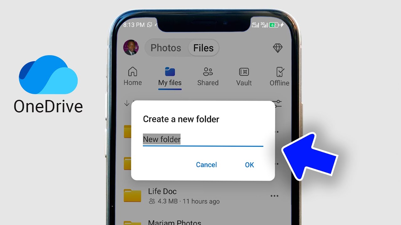 How to Create a Folder in OneDrive - YouTube