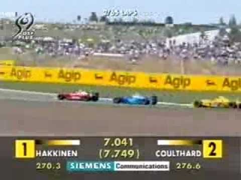F1 USA 2001 - Heinz Harald Frentzen driving without hands!