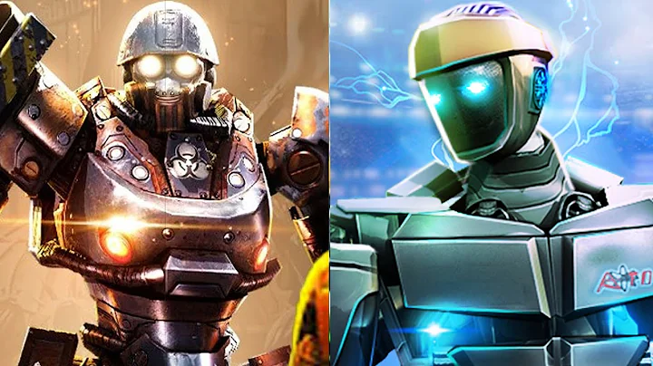 REAL STEEL WRB Bio War VS Atom & Noisy Boy & Ambush & Hollowjack & Sarge & Shogun & Danger Zone