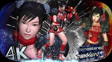 Xiaoyu ( Anna Tag 1 style & moves ) Ultra Hard Tekken 5  Dark Resurrection Remastered UHD 4K 60 FPS 