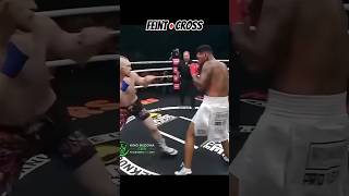 Feint ➝ Cross 🥊💀 Boxing Combo That Always Lands #Shorts