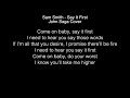 Sam Smith - Say It First Lyrics