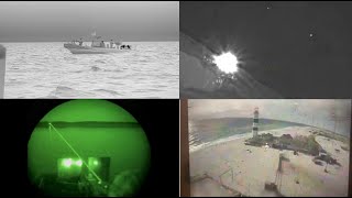 Ukrainian Amphibious Operation on Tendrovska Spit Destroys BL-680 Fast Attack Boat and Radar