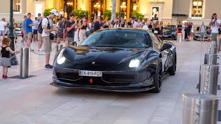 Liberty Walk LB Performance Ferrari 458 Italia driving in Monaco !