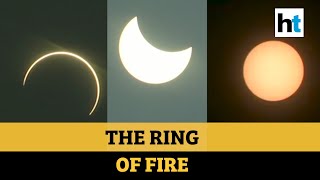 Solar Eclipse 2020: Watch captivating images of the 'ring of fire' from across the country
