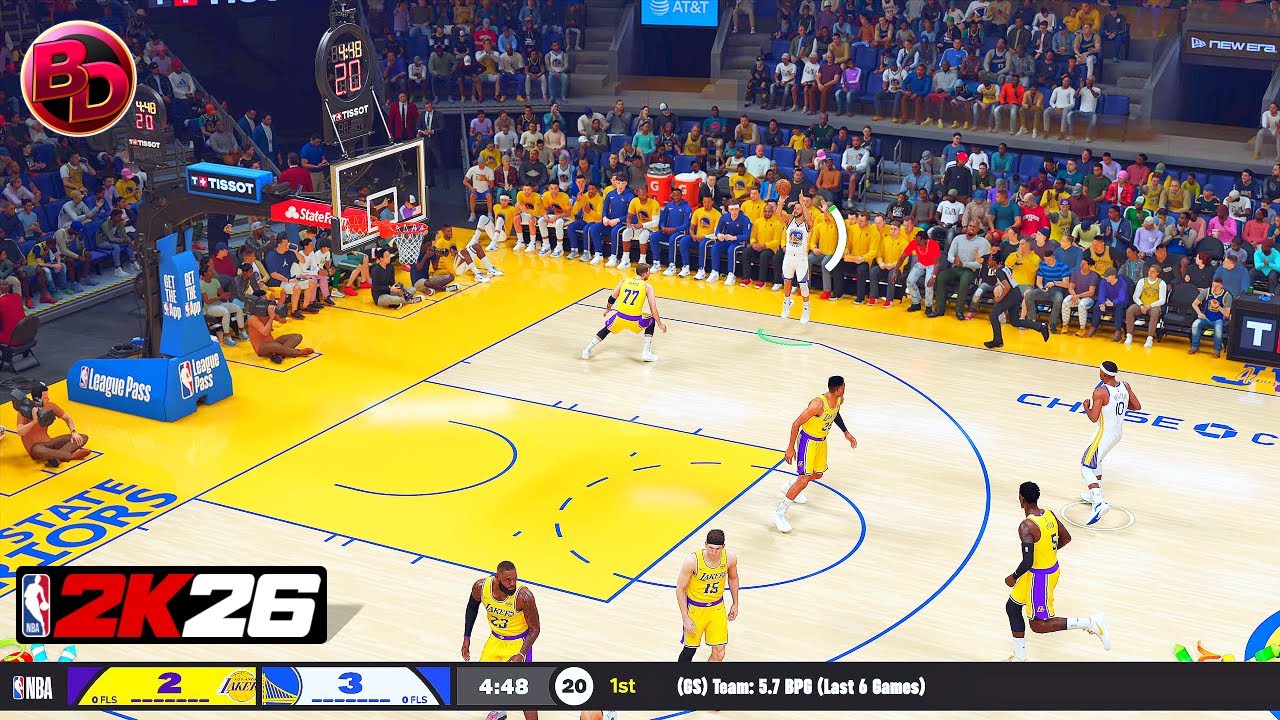 NBA 2K26 Gameplay | Golden State Warriors vs Los Angeles Lakers |  PS5 4K 60fps