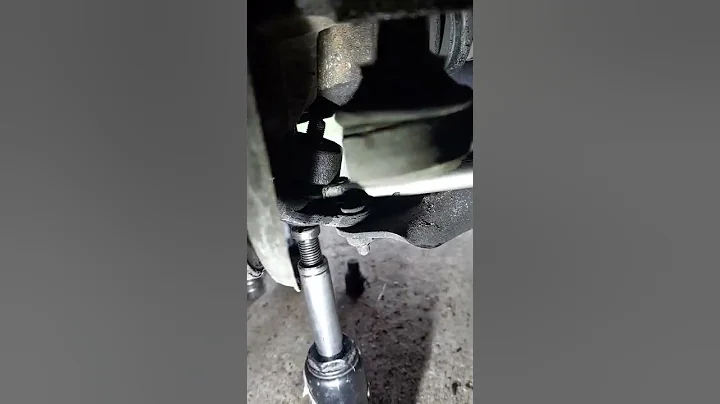 How to remove stuck ball joint. No hammer method