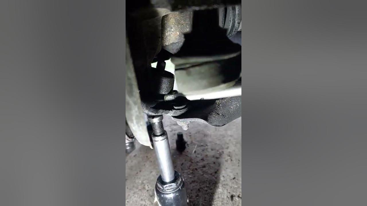 How to remove stuck ball joint. No hammer method YouTube