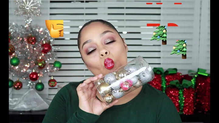 Full Face Using Christmas Ornaments | Antonia Davis