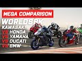 WorldSBK  Comparison |  Honda CBR1000RR-R v ZX-10R v R1M v Panigale V4S v S1000RR  | Visordown.com