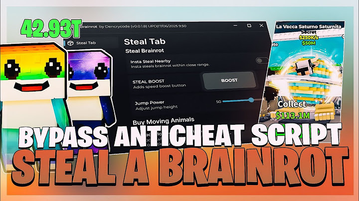NEW Steal A Brainrot Script *NO KEY* – Remove Anticheat, Instant Steal, Get Secret, Noclip & More!