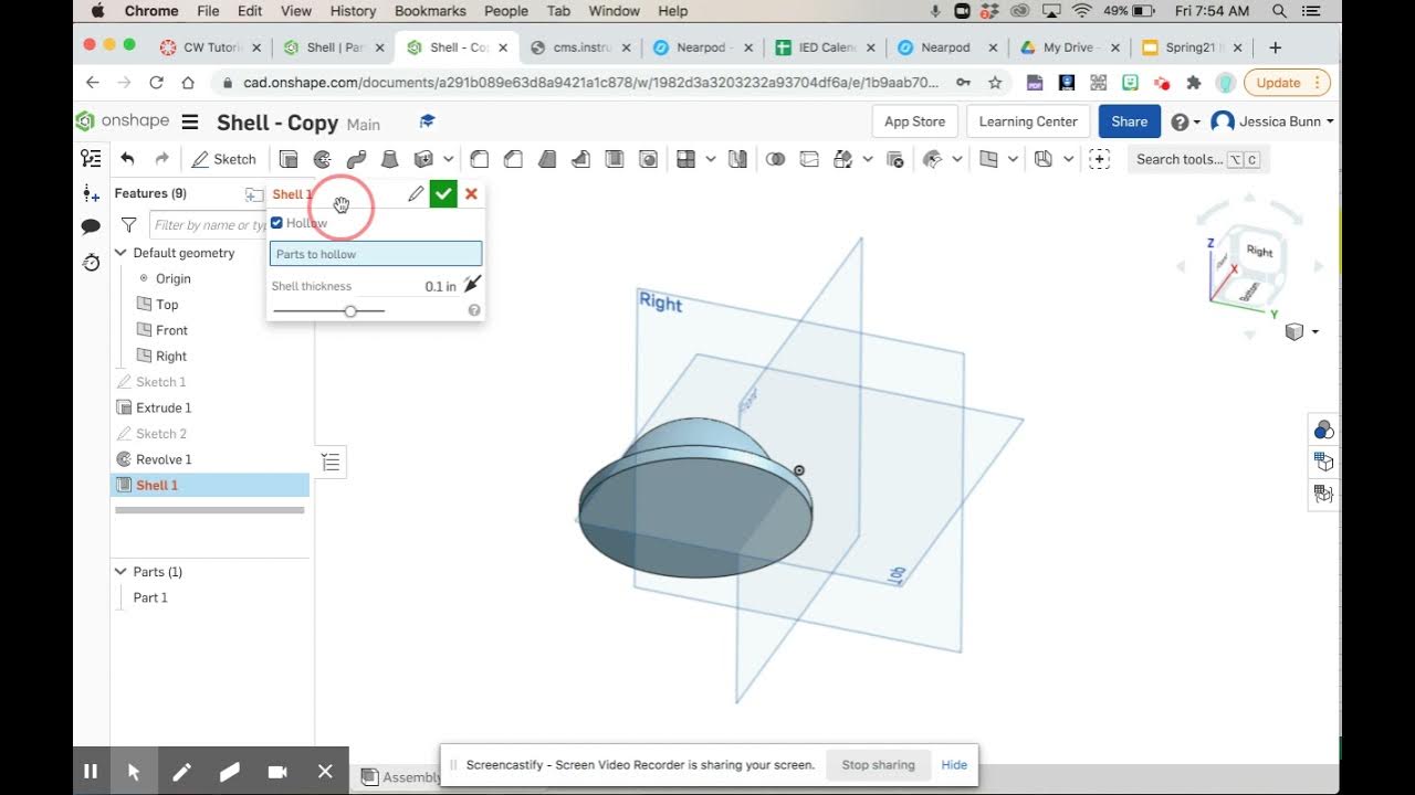 Onshape 8 Shell YouTube