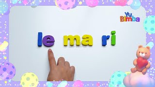 Video Belajar Membaca 3 Suku Kata | Mengeja 3 Suku Kata Untuk Balita TK dan SD Terbaru | YuBimba