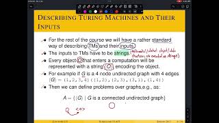 Lecture 23: Turing Decidable Languages